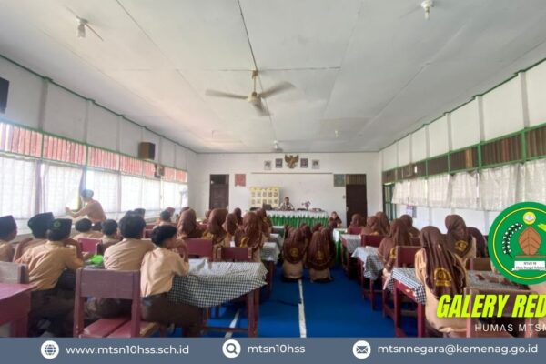 MTsN 10 HSS Gelar Rapat Koordinasi Pimpinan Regu Bah