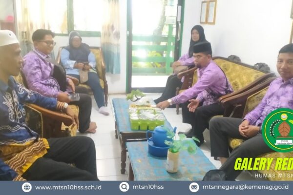 Tim Pendidikan Madrasah Kemenag Hulu Sungai Selatan Laksanakan Koordinasi Bersama Pimpinan MTsN 10 Hulu Sungai Selatan