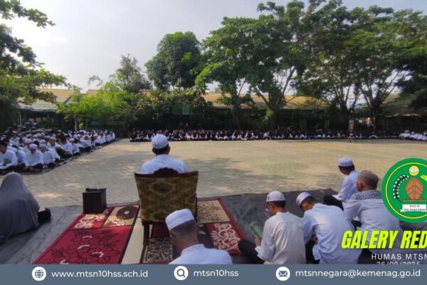 MTsN 10 Hulu Sungai Selatan Do’a Bersama agar dipertemukan pada bulan Maulid yang akan