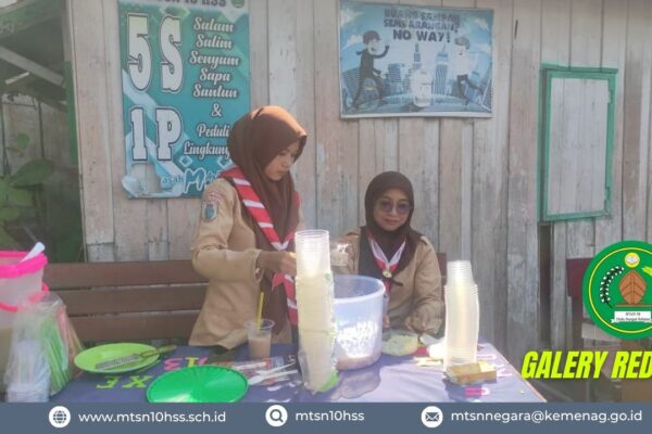 OSIM MTsN 10 Hulu Sungai Selatan Ikut Meriahkan Siaga Scout Competition dengan Bazar Kreatif dan Edukatif