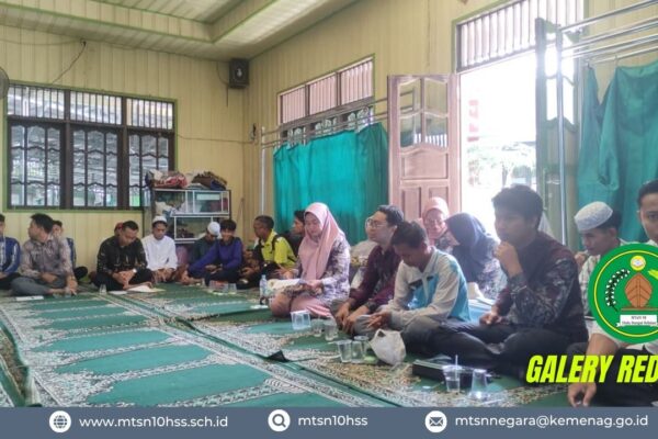 Pembina MTsN 10 Hulu Sungai Selatan Ikuti Technical Meeting Lomba HUT ke