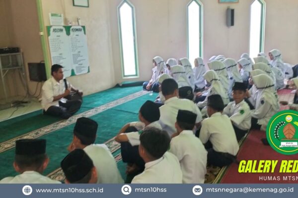 Regu Khusus Pramuka MTsN 10 HSS Gelar Koordinasi Jelang Rekrutmen Tim