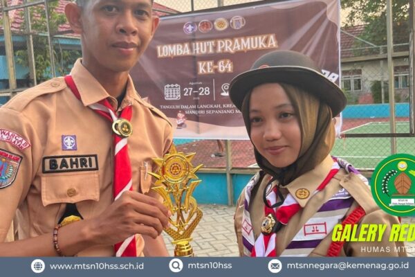 Tim Bazar MTsN 10 HSS Sukses Raih Predikat Terbaik pada Gelaran Bazar Pramuka Penggalang Kwartir Ranting Daha Utara
